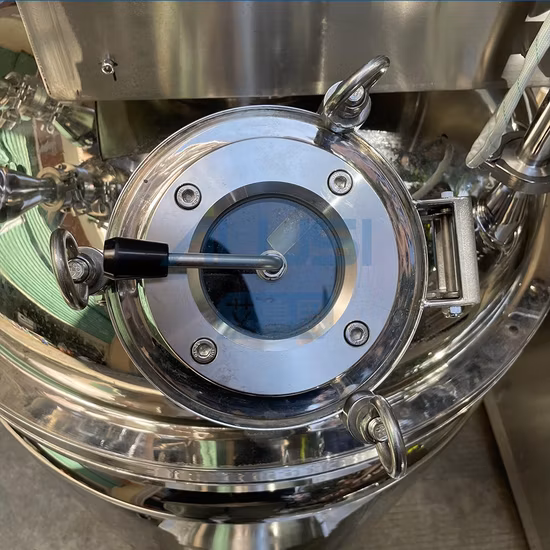 Vacuum Homogenizing Emulsifying Machine 500L Liquid Cosmetics Filling Production Line